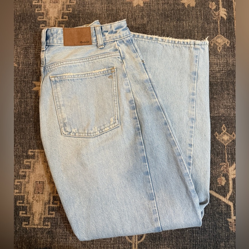 Madewell Curvy Pierced Barrel Leg Jeans
